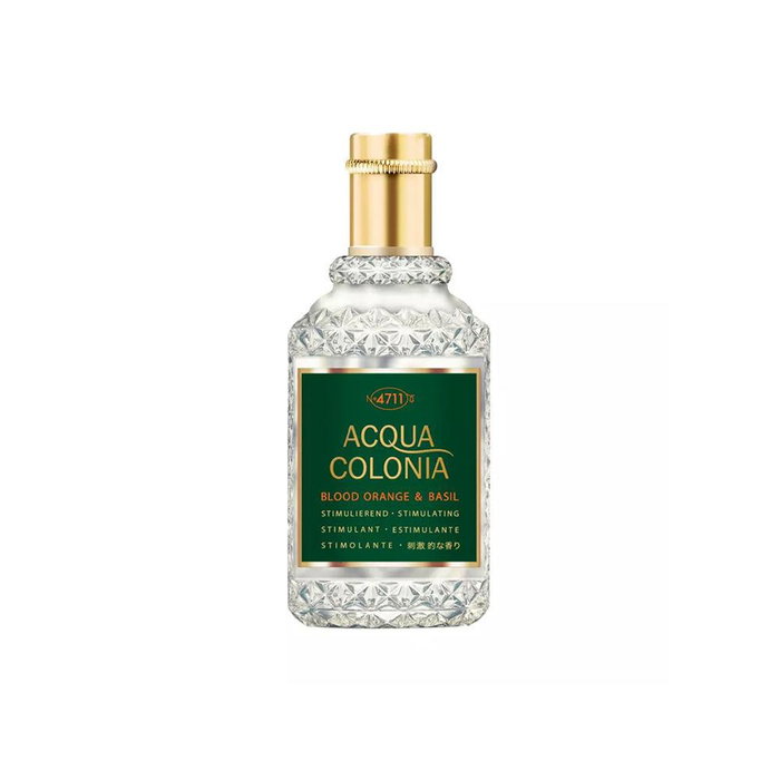 4711 Acqua Orange & Basil Eau de Cologne Vapo 50ml - Fragancia Cítrica y Aromática con Naranja Sanguina y Albahaca para Elevar el Ánimo