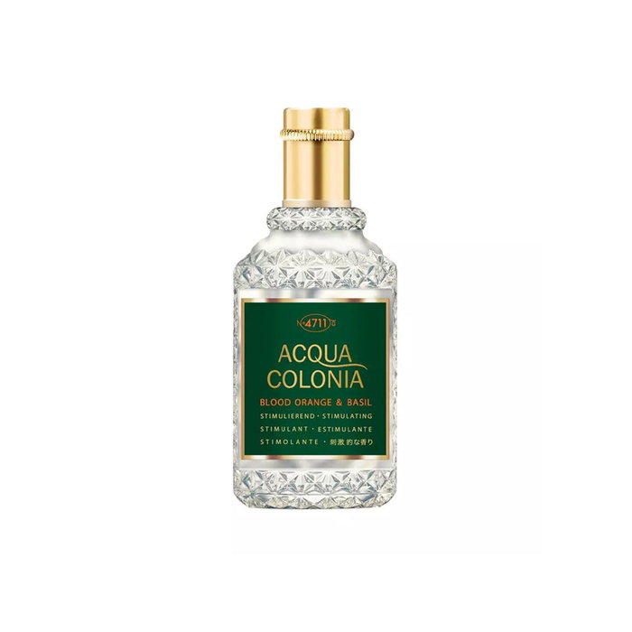 4711 Acqua Orange & Basil Eau de Cologne Vapo 50ml - Fragancia Cítrica y Aromática con Naranja Sanguina y Albahaca para Elevar el Ánimo