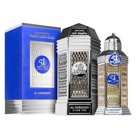 Al Haramain Platinum oud Eau de Parfum 50 Years 100 ml Vaporizador