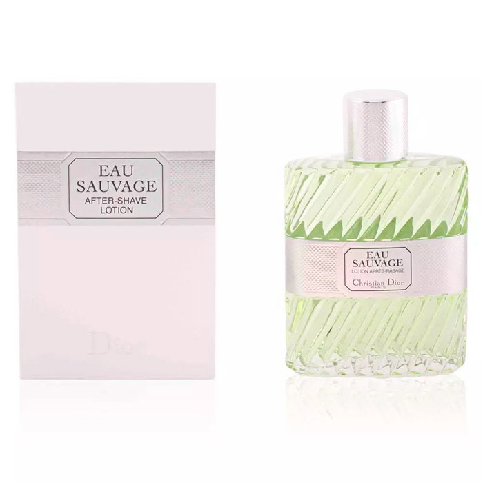 Dior EAU SAUVAGE After-Shave Loción 200 ml - Loción calmante y refrescante post-afeitada para hombre