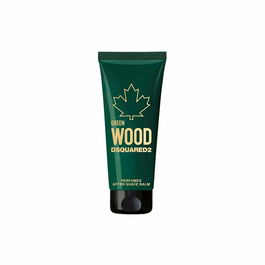 Dsquared2 Green Wood Bálsamo After Shave para Hombre con Notas Cítricas, Especiadas y Amaderadas Intensa y Vigorosa
