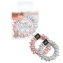 Invisibobble Sprunchie Slim Goma Pelo #bella chrome - 2 Unidades. Elástico Delgado Antienredos, Sin Tirones ni Marcas, Vegano
