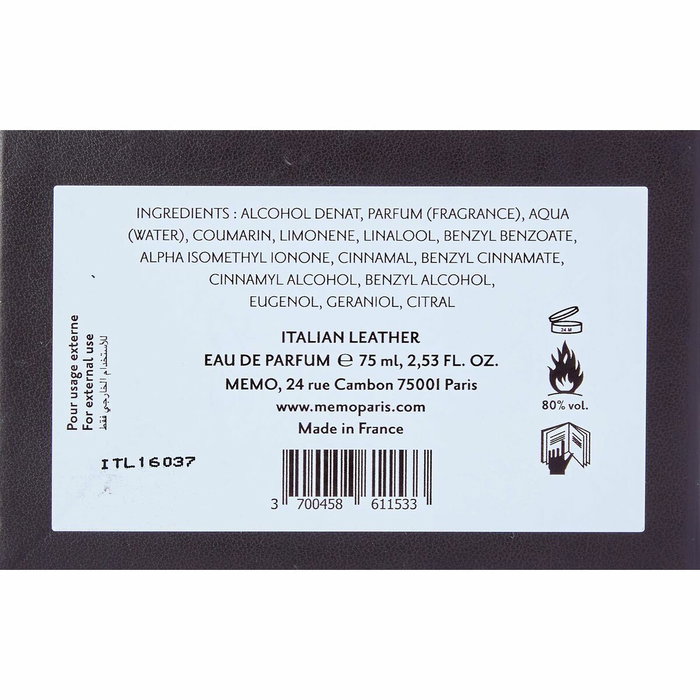 Memo Paris Italian Leather Eau de Parfum 75 ml