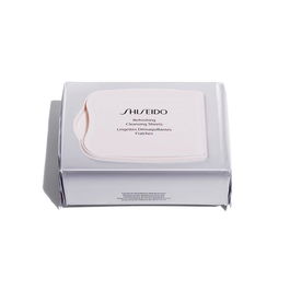 Shiseido Global R. Cleansing Sheets Limpiadoras Faciales de Viaje, 100 Uds