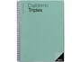 Additio Cuaderno Triplex Profesorado Espiral Doble 144 Páginas PVC C-Surtidos Español