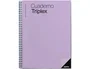 Additio Cuaderno Triplex Profesorado Espiral Doble 144 Páginas PVC C-Surtidos Español