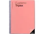 Additio Cuaderno Triplex Profesorado Espiral Doble 144 Páginas PVC C-Surtidos Español