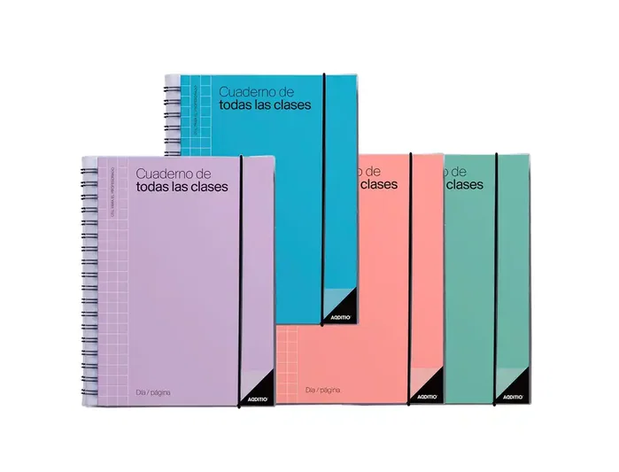 Additio Cuaderno de Todas las Clases para el Profesorado 256 Páginas Surtido