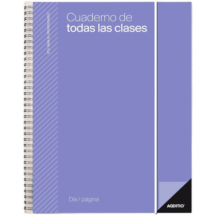 Additio Cuaderno de Todas las Clases para el Profesorado 256 Páginas Surtido