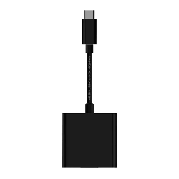Aisens Conversor USB-C a HDMI 4K@60Hz Negro 15cm Aisens Conversor USB-C a HDMI 4K@60Hz Negro 15cm