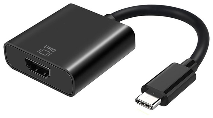Aisens Conversor USB-C a HDMI 4K@60Hz Negro 15cm
