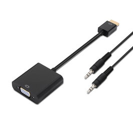 AISENS A122-0126 Conversor HDMI a VGA + Audio 1.0m Negro