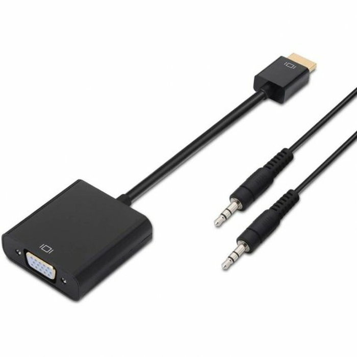 Aisens A122-0126 Conversor HDMI Macho a VGA Hembra y Jack 3.5mm Hembra Aisens A122-0126 Conversor HDMI Macho a VGA Hembra y Jack 3.5mm Hembra
