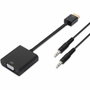 Aisens A122-0126 Conversor HDMI Macho a VGA Hembra y Jack 3.5mm Hembra