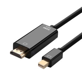 Aisens Cable Mini DisplayPort a HDMI - Mini DP/M a HDMI/M - 2 metros - Negro