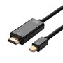 Aisens Cable Conversor Mini DisplayPort a HDMI, 2m, Negro