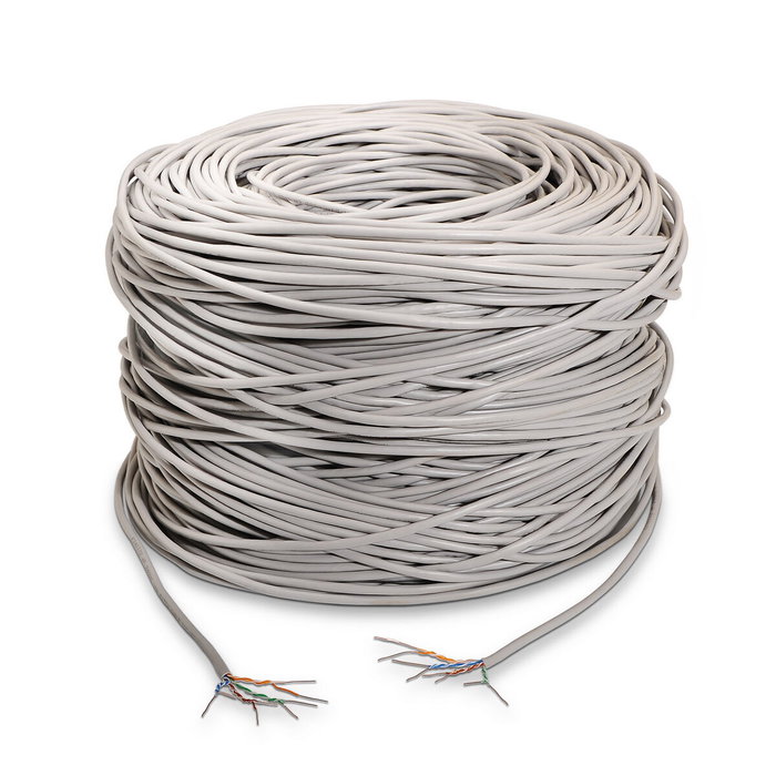 Aisens Bobina de Cable de Red Cat.5e UTP Rígido AWG24 Gris 305m A133-0209