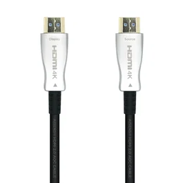 Aisens Cable HDMI AOC Premium Alta Velocidad, 20 m, 4K 60Hz, 18 Gbps, con Conectores Dorados