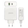 Aisens Cargador 48W con USB-C PD3.0 30W y USB-A QC3.0 18W Blanco