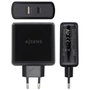 Aisens Cargador 57W con USB-C PD 45W y USB-A 12W ASCH-2PD45A-BK Negro