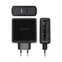 Aisens Cargador 57W con USB-C PD 45W y USB-A 12W ASCH-2PD45A-BK Negro