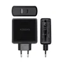 Aisens Cargador 57W con USB-C PD 45W y USB-A 12W Negro