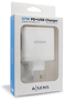 Aisens Cargador de Pared 57W con 1 Puerto USB-C PD 3.0 (45W) y 1 Puerto USB-A (12W) para Smartphone