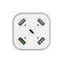 Aisens Cargador de Mesa ASCH-5PQC-W 48W 5 Puertos Blanco