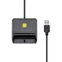 Aisens Lector de Tarjeta Inteligente DNI Negro USB 2.0 ASCR-SN01-BK