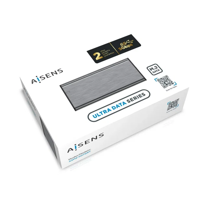 Aisens Caja Externa M.2 SATA ASM2-007GRY Gris Aisens Caja Externa M.2 SATA ASM2-007GRY Gris