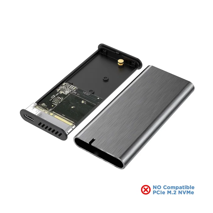 Aisens Caja Externa M.2 SATA ASM2-007GRY Gris Aisens Caja Externa M.2 SATA ASM2-007GRY Gris