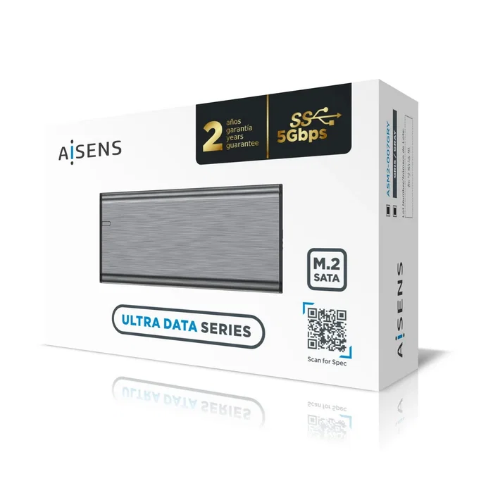 Aisens Caja Externa M.2 SATA ASM2-007GRY Gris Aisens Caja Externa M.2 SATA ASM2-007GRY Gris