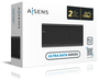 Aisens Caja Externa M.2 NVMe ASM2-008B USB 3.2 Gen2, Negra