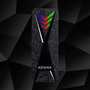 Aisens Caja Externa M.2 NVMe RGB Gaming ASM2-RGB013B Negra