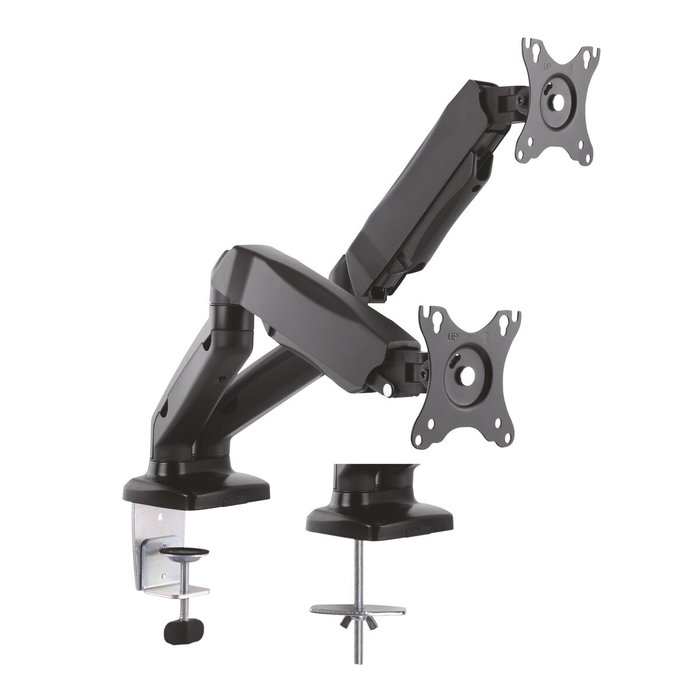 Aisens Soporte de Mesa para 2 Monitores DT27TSR-045 Negro