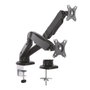 Aisens Soporte de Mesa para 2 Monitores DT27TSR-045 Negro