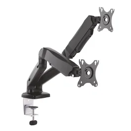 Aisens Soporte de Mesa para Monitor/TV, Contrapeso, Giratorio, Inclinable, 2 Brazos, 13"-32"