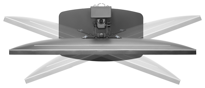 Aisens Soporte de Mesa DT32TSR-115 para Monitor/TV 17-32'' Negro