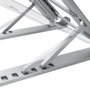Aisens Soporte de Sobremesa Ajustable para Portátil/Tablet 10-15 Pulgadas, Plata