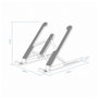 Aisens Soporte de Sobremesa Ajustable para Portátil/Tablet 10-15 Pulgadas, Plata