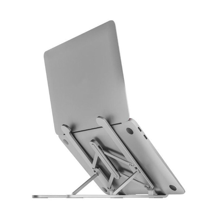 Aisens Soporte de Sobremesa Ajustable para Portátil/Tablet 10-15 Pulgadas, Plata