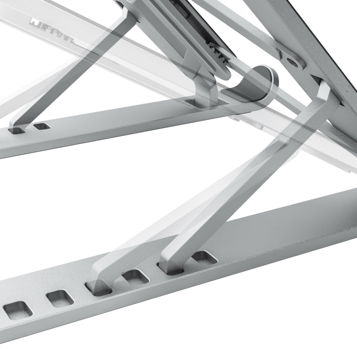 Aisens Soporte de Sobremesa Ajustable Plata para Portátil y Tablet