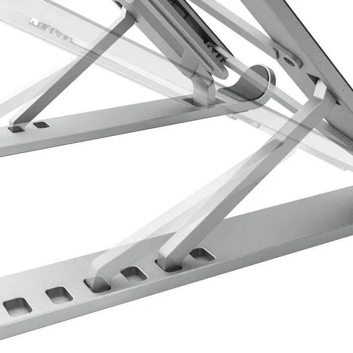 Aisens Soporte de Sobremesa Ajustable para Portátil o Tablet Plata LPS1M-099