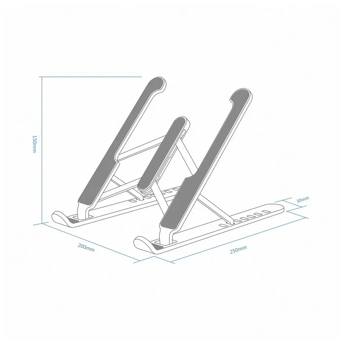Aisens Soporte de Sobremesa Ajustable para Portátil o Tablet Gris Oscuro Aisens Soporte de Sobremesa Ajustable para Portátil o Tablet Gris Oscuro
