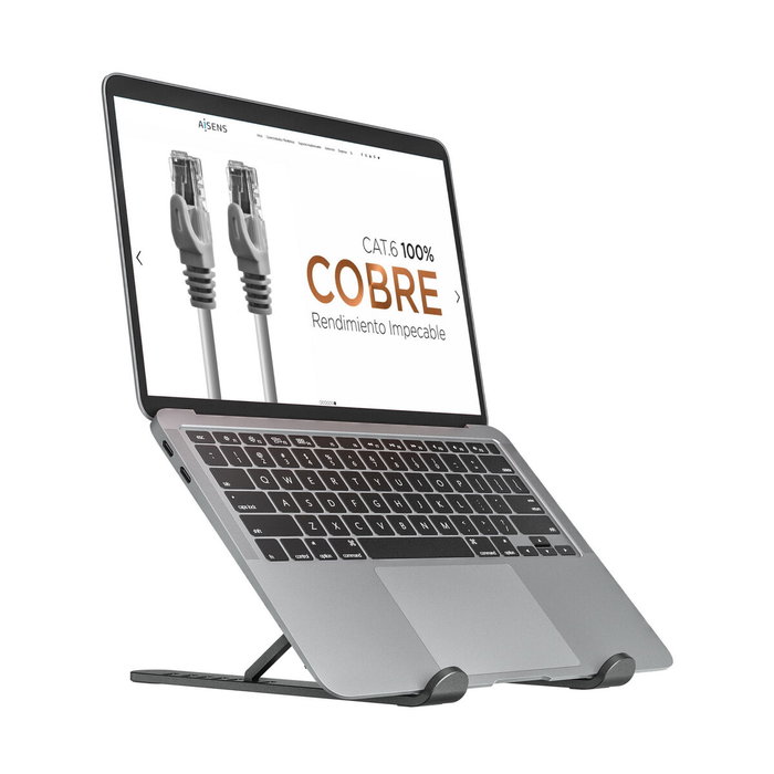 Aisens Soporte de Sobremesa Ajustable Gris Oscuro LPS1M-101