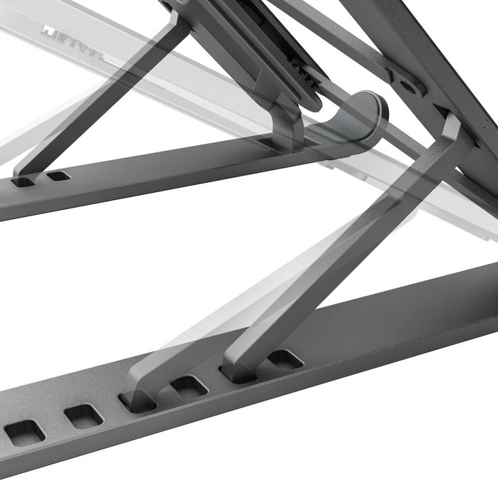 Aisens Soporte de Sobremesa Ajustable Gris Oscuro LPS1M-101