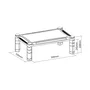 Aisens Soporte Elevador XL para Monitor o Portátil, Negro