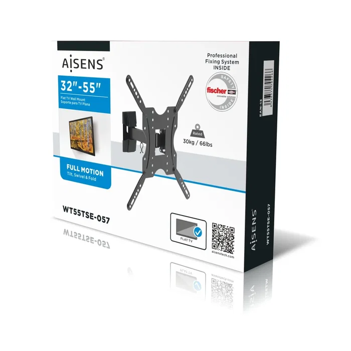 Aisens Soporte de Pared Eco Giratorio e Inclinable para TV/Monitor 32-55 pulgadas, 30kg Aisens Soporte de Pared Eco Giratorio e Inclinable para TV/Monitor 32-55 pulgadas, 30kg