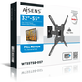 Aisens Soporte ECO Giratorio e Inclinable para TV/Monitor 32-55 pulgadas, 30kg, Negro
