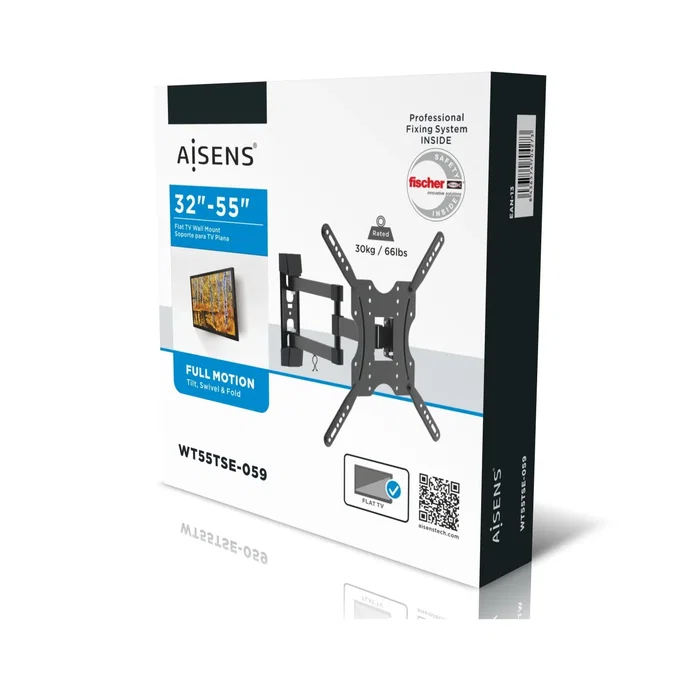 Aisens Soporte de Pared Eco Giratorio e Inclinable 32-55 pulgadas